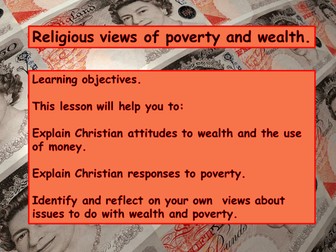 Religious Views of Poverty and Wealth