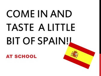 Presentation for Spanish Cooking Club