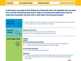 Lots of reasons to eat by season