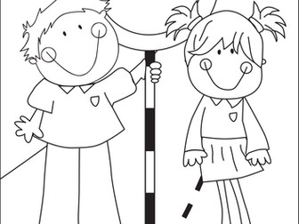 Road Safety Week Colouring Poster