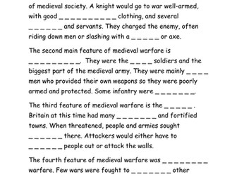 Medieval War and Weapons