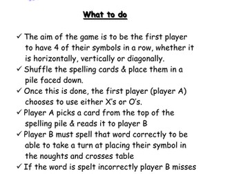 Spelling board games