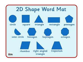 2d shape mats