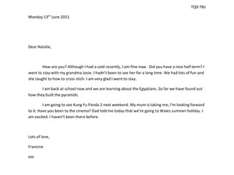 World War 1 Letters Reading Activities