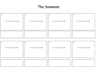 The Snowman Story  & Sequencing activiy