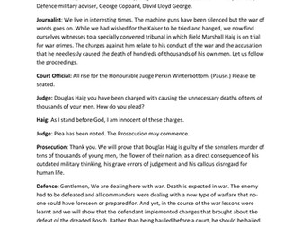 Haig on Trial: Haig at the Hague