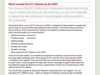 "Out of the Blue" - What caused 9/11? Teacher's Guide