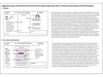 Unit One: Edexcel: Exploration notes help