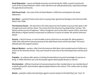 Resources for Power in 'Of Mice and Men'