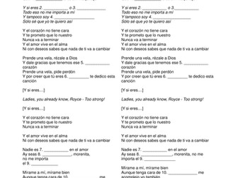 Prince Royce Corazón sin cara, adjetivos