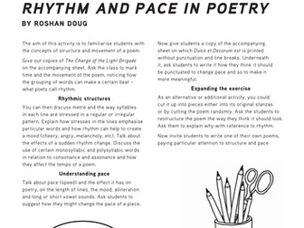 Rhythm and Pace in War Poetry (Poetry Society)