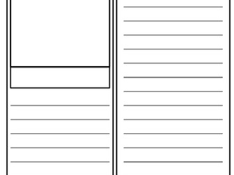 Newspaper report template