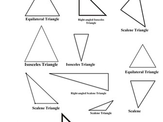 Triangle Worksheet