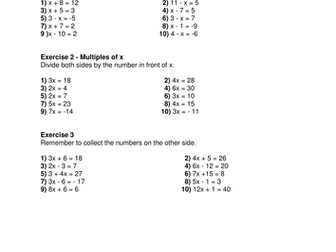 Linear Equations