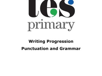 Writing Progression Resource - SPaG