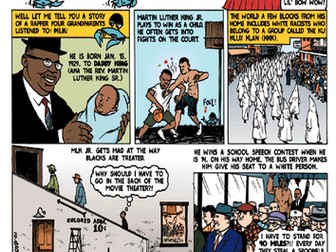 Martin Luther King CRM Comic