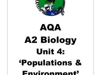 AQA A2 GCE A Level Biology Unit 4 summary notes
