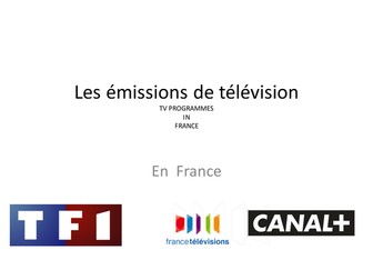 Les emissions de television en France