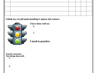 Self Assessment Pro Forma