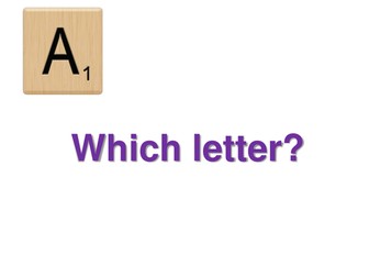 Scrabble Tile Generator