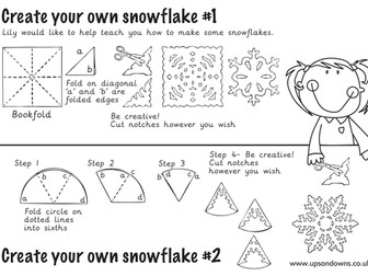 Make your own snowflakes