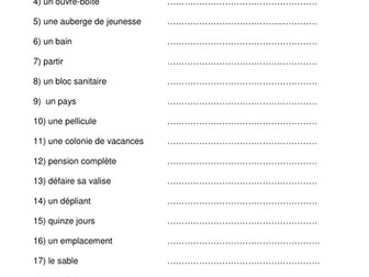 Edexcel IGCSE French: Topic A: at home & abroad