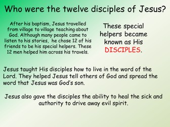 Who were the Twelve Disciples of Jesus?