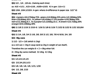 Diminishing Fraction Diagrams - rich tasks