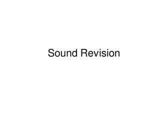 Sound Revision