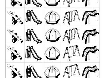 Playground pictogram and questions