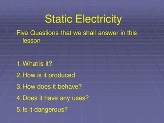 Static electricity
