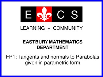 Unit on the Parabola
