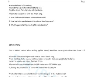 Number Starter - Elastic Strip