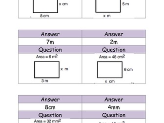 Finding the missing length of a rectangle