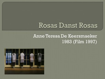 Rosas Danst Rosas introduction