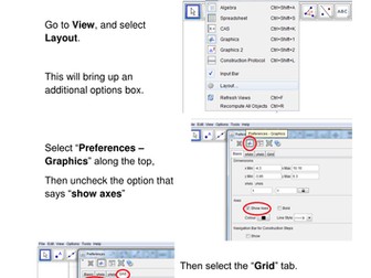 Geogebra Transformations tutorial student booklet