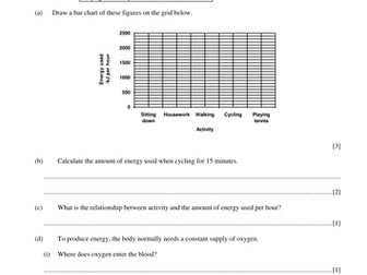 GCSE breathing questions and answers