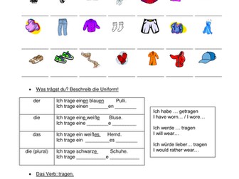 Was trägst du zur Schule?
