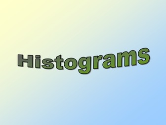 Histograms Lessons