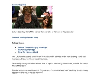 Gay Marriage in 2012 - especially new UK laws