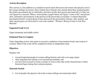 Women's History Wax Museum