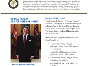 Ronald Reagan: Our Fortieth President