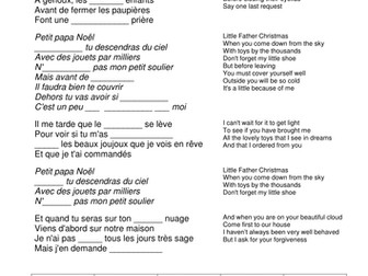 Petit Papa Noël lyrics