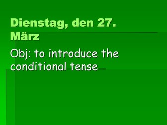conditional tense