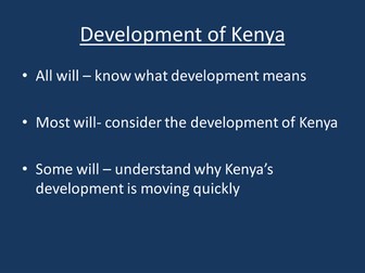 Development in Kenya
