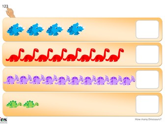 How many Dinosaurs? TEACCH Activity