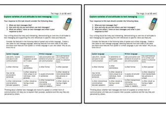 Spoken Language SOW for KS3