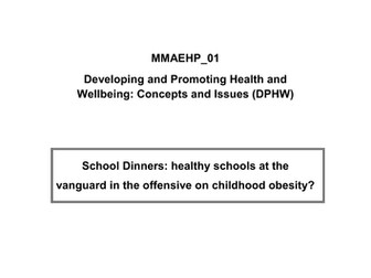 Combating Childhood Obesity through Schools