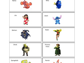 Spanish Pairs Game - Como te llamas?