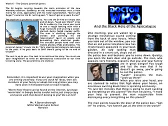 English Homework Booklet - Dr Who